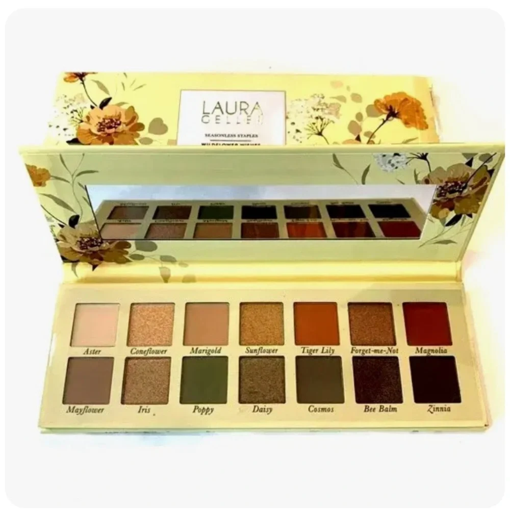 Laura Geller Seasonless Staples Wildflower Wishes Eyeshadow Palette 14 Shades